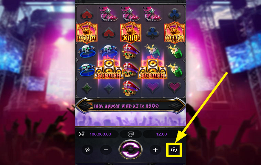 Inferno Mayhem DÉMARRER LES TOURS AUTOMATIQUES.