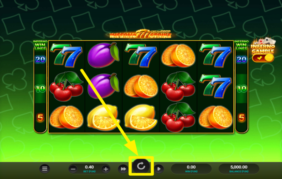 Inferno Strike Dream Drop GIRA LOS CARRETES.