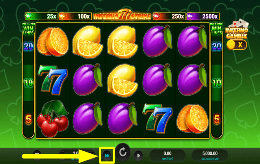 Inferno Strike ACELERA EL RITMO.