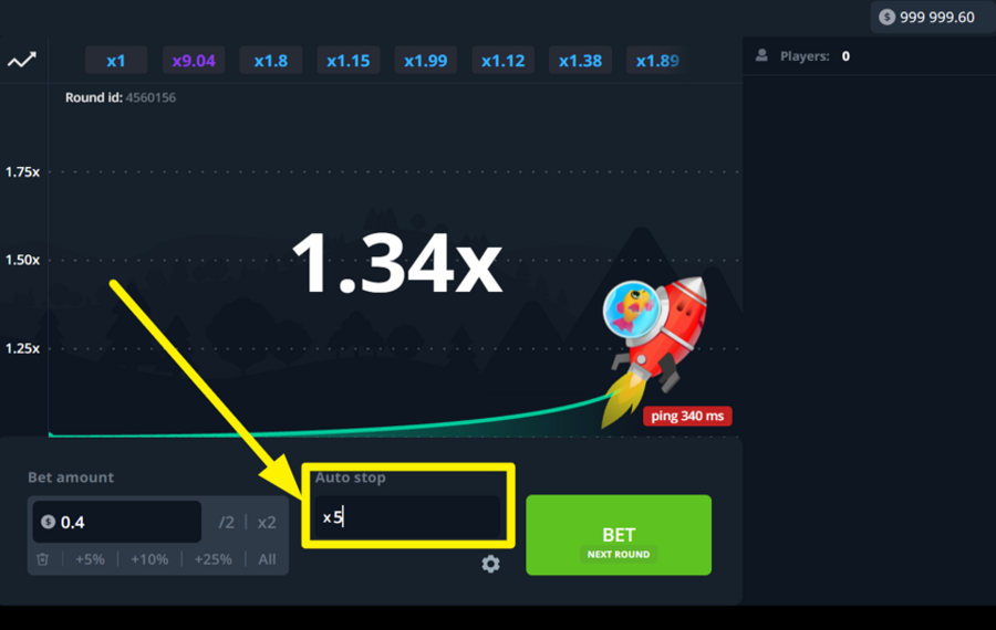 InOut Crash AUTOMATISEZ LE RETRAIT.