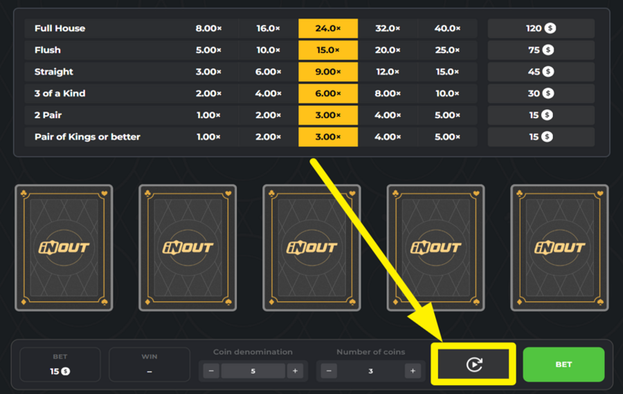 InOut Joker Poker ABILITA RIPRODUZIONE AUTOMATICA.