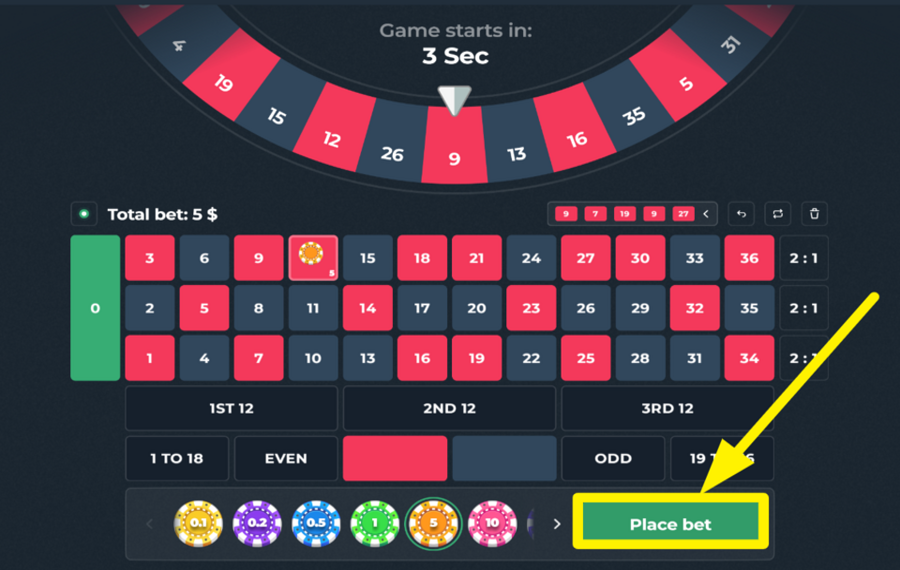 InOut Roulette ENTREZ DANS L'ACTION !