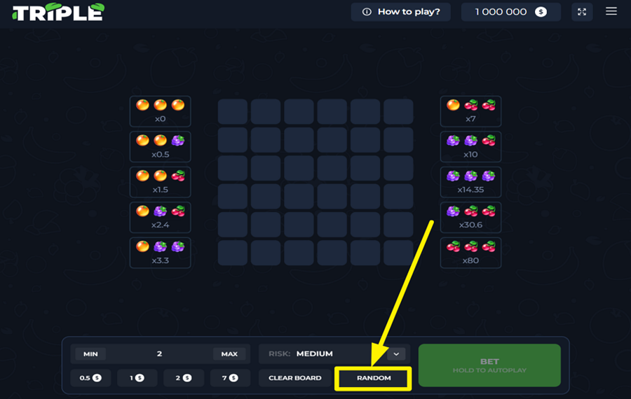 InOut Triple OPT FOR RANDOM SELECTION.