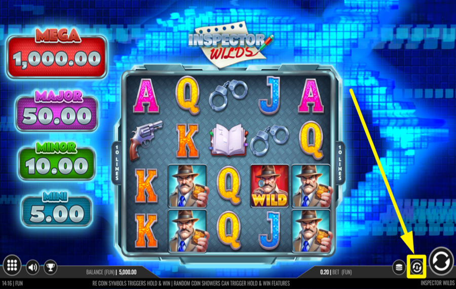 Inspector Wilds ЗАПУСТИТЕ АВТОМАТИЧЕСКИЕ ВРАЩЕНИЯ.