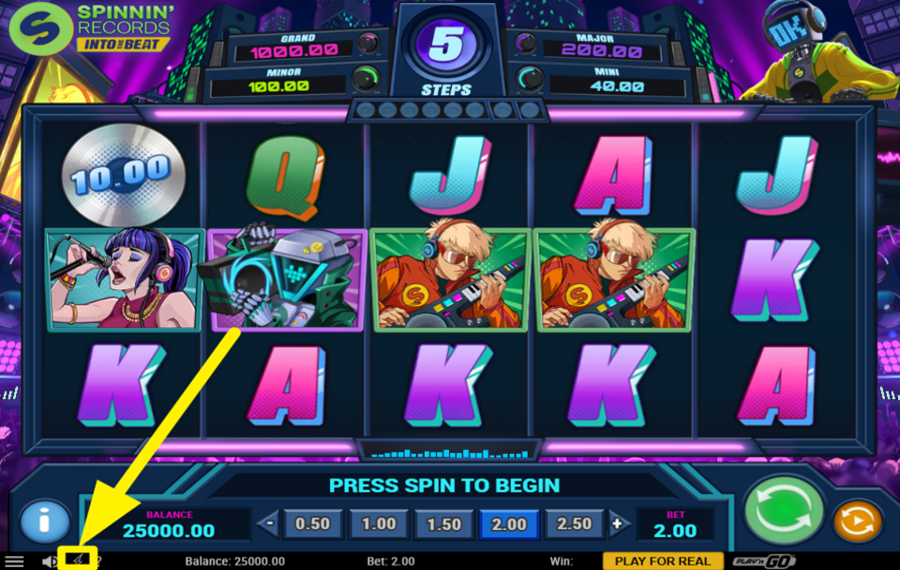 Into the Beat УСИЛЯЙТЕ АНИМАЦИИ КАТУШЕК.