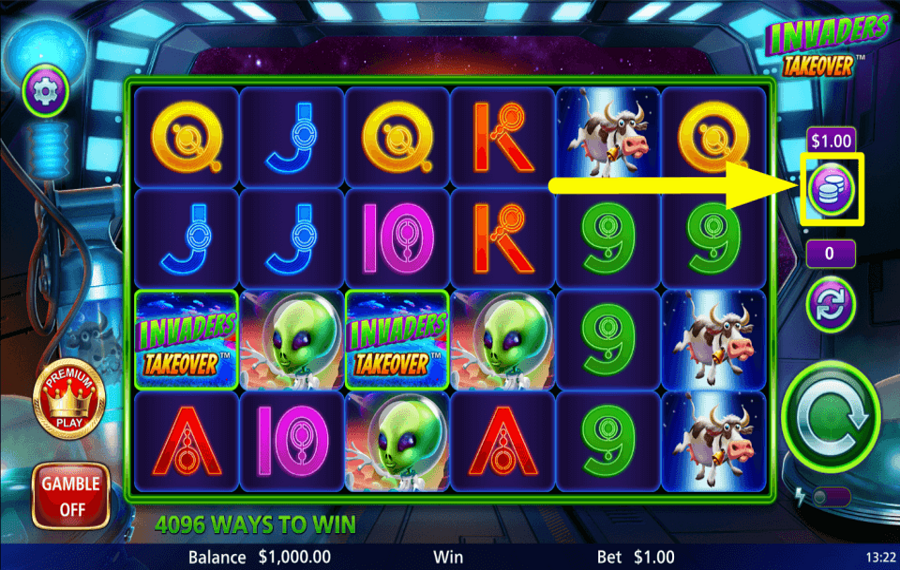 Invaders Takeover SELECCIONA LA APUESTA TOTAL.