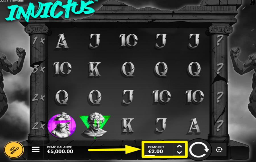 Invictus SELECCIONA EL MONTO DE TU APUESTA.