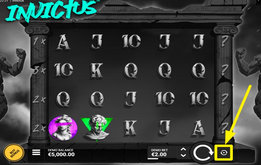 Invictus UTILICE GIROS AUTOMATIZADOS.