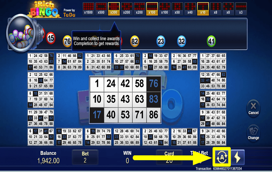 iRich Bingo РАССМОТРИТЕ ВОЗМОЖНОСТЬ ВКЛЮЧЕНИЯ АВТОИГРА.