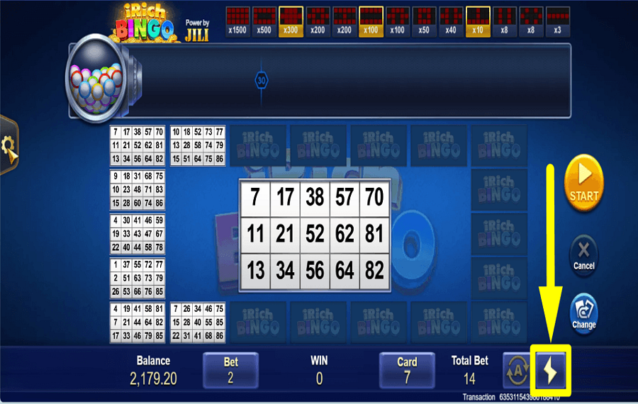 iRich Bingo REGOLA IL RITMO.