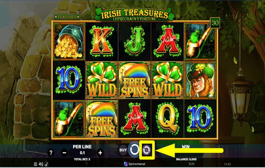 Irish Treasures Leprechauns Fortune CONSIDER AUTOPLAY.