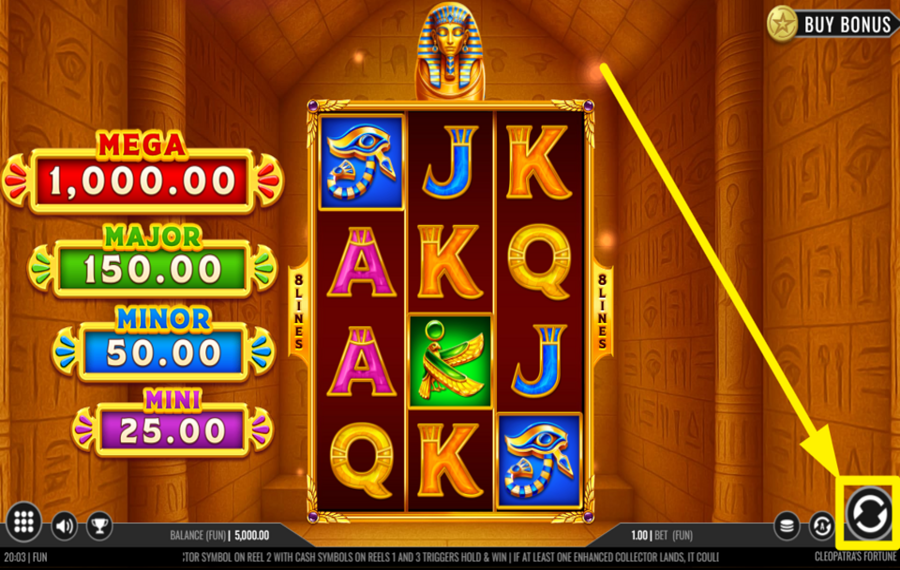 Iron Dog Studio Cleopatras Fortune SPIN FOR SUCCESS!