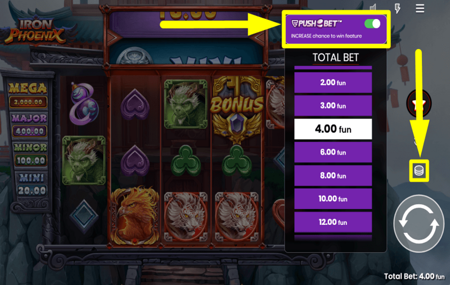 Iron Phoenix STAKE MORE CREDITS.