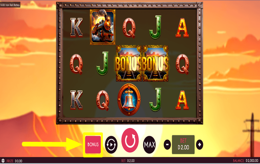 Iron Rail Riches APROVECHA LA BONIFICACIÓN.