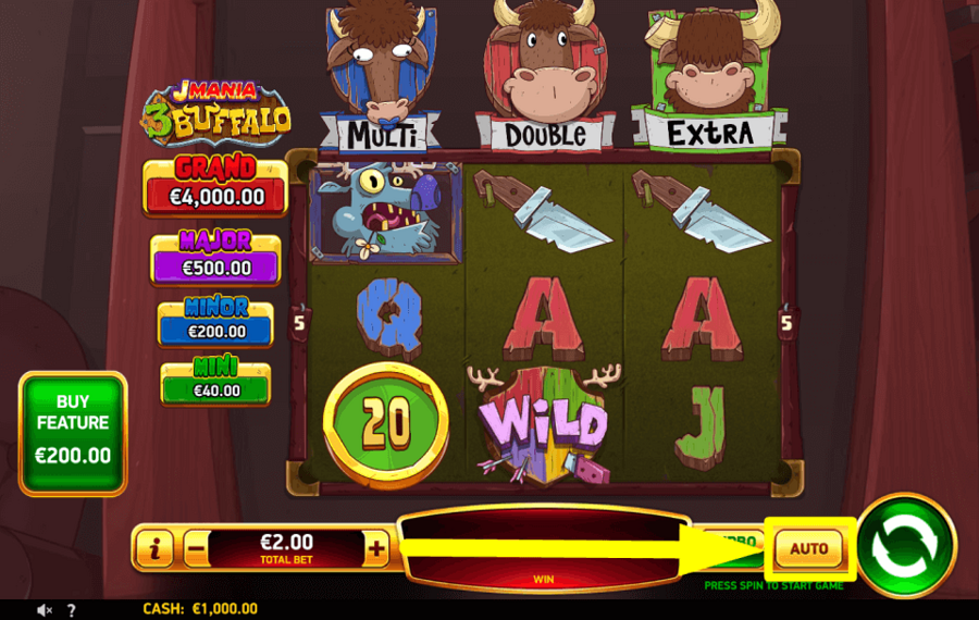 J Mania 3 Buffalo ВРАЩЕНИЕ АВТОМАТИЧЕСКИ.