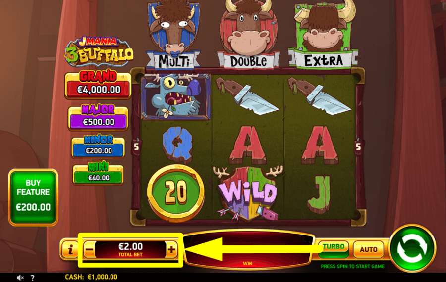 J Mania 3 Buffalo УСТАНОВИТЕ СТАВКУ.