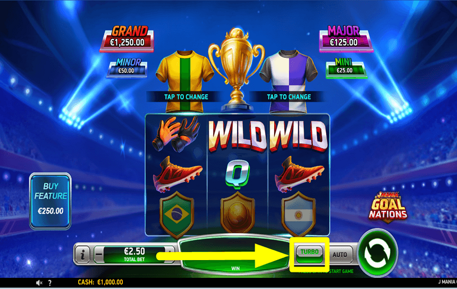 J Mania Goal Nations ACELERA EL JUEGO.