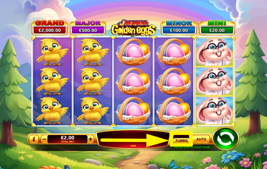 J Mania Golden Eggs АКТИВИРУЙТЕ ТУРБО-РЕЖИМ!