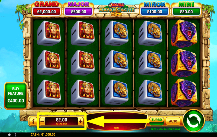 J Mania Mayan Cache Dice WÄHLEN SIE IHREN EINSATZ.