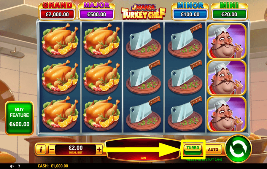 J Mania Turkey Chef ACTIVAR EL TURBO.