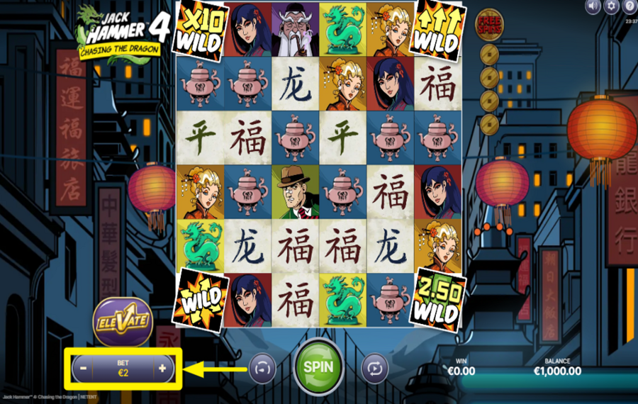 Jack Hammer 4 Chasing The Dragon ATTRIBUER UNE VALEUR DE PARI.