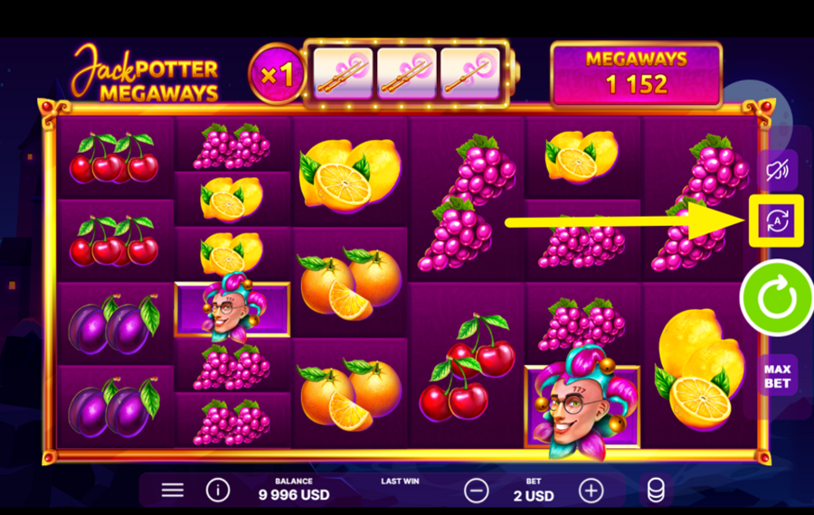 Jack Potter Megaways AUTOPLAY AKTIVIEREN.