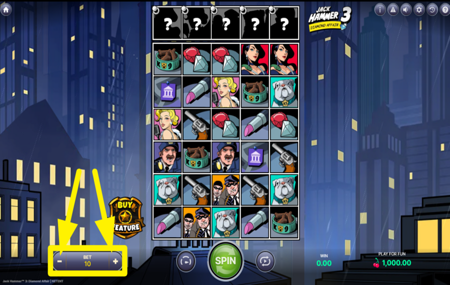 Jack Hammer 3 PLATZIEREN SIE IHRE WETTE.