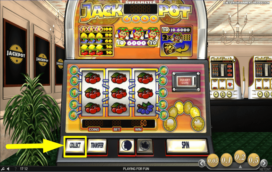 Jackpot 6000 RÉCUPÉREZ VOS GAINS.
