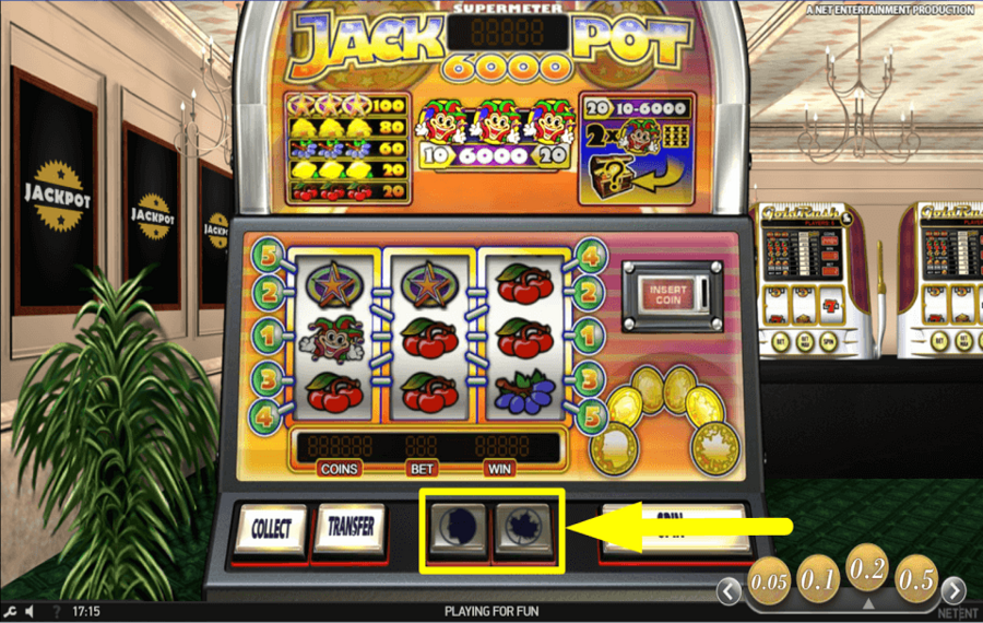 Jackpot 6000 CLIQUEZ SUR SPIN POUR JOUER.