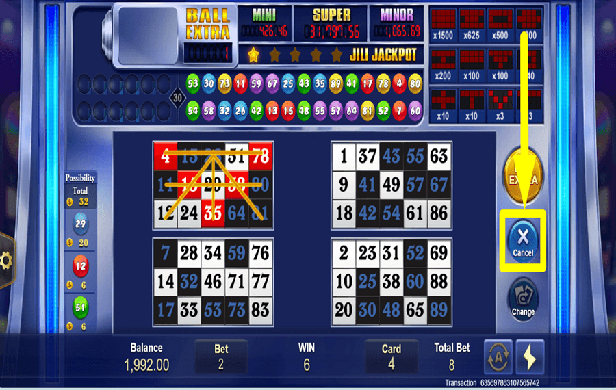 Jackpot Bingo ACCETTA IL PREMIO.