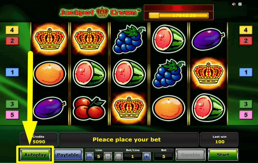 Jackpot Crown NUTZEN SIE DIE „AUTOPLAY“-FUNKTION.