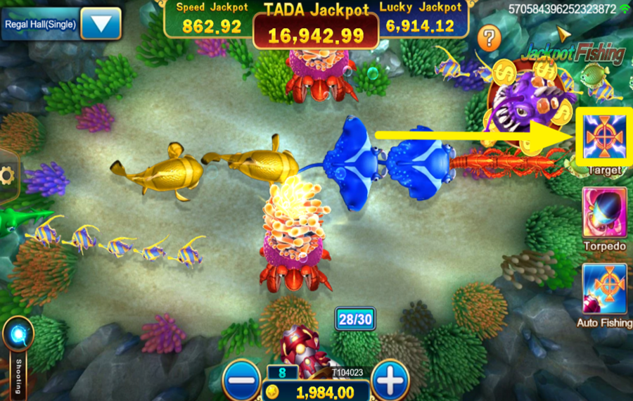 Jackpot Fishing VISEZ UNE CIBLE.