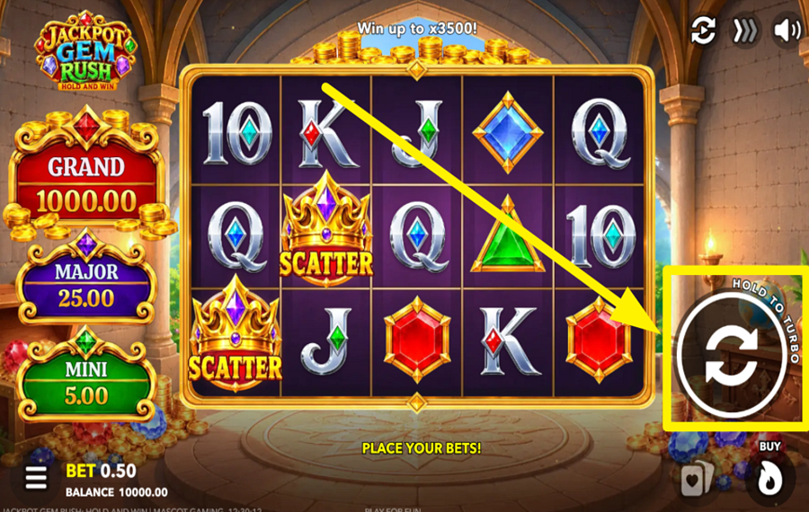 Jackpot Gem Rush Hold and Win SPIN FOR SUCCESS!
