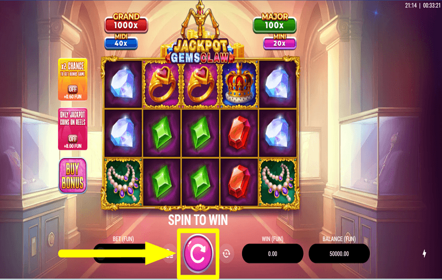 Jackpot Gems Claw VISEZ LE PRIX.