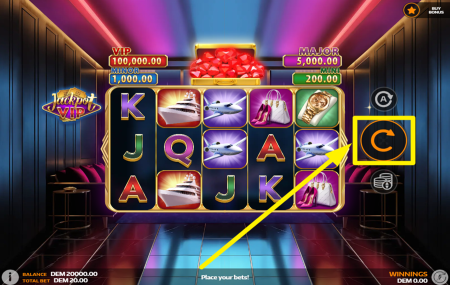 Jackpot VIP ВРАЩАЙТЕСЬ, ЧТОБЫ ПОБЕДИТЬ!