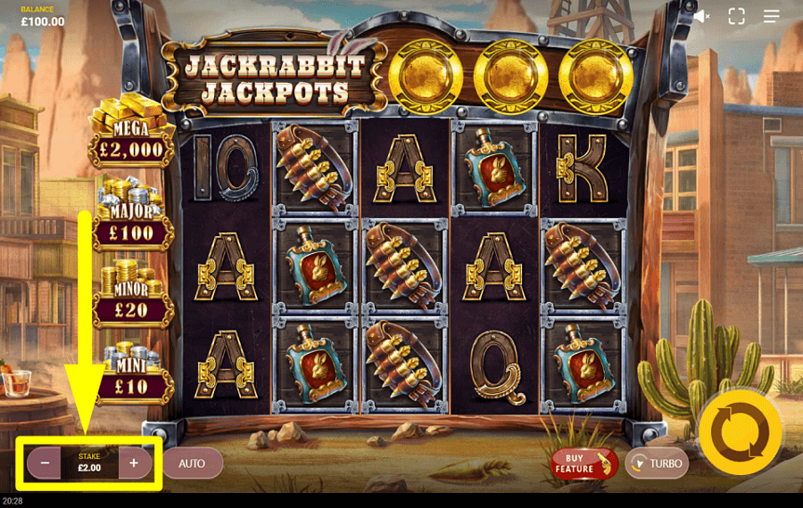 Jackrabbit Jackpots ВЫБЕРИТЕ ВАШУ СТАВКУ.