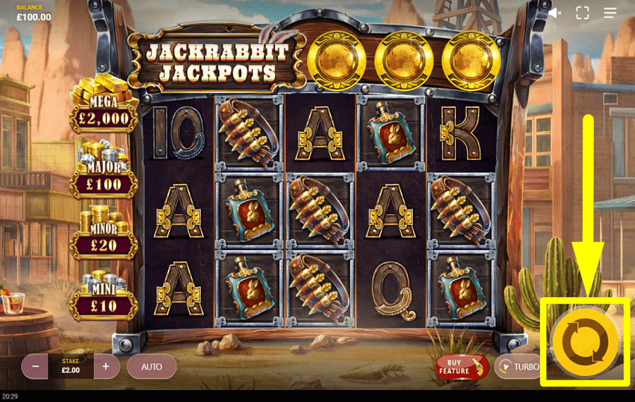 Jackrabbit Jackpots ВРАЩАЙТЕСЬ И ПОЛУЧАЙТЕ НАГРАДЫ.