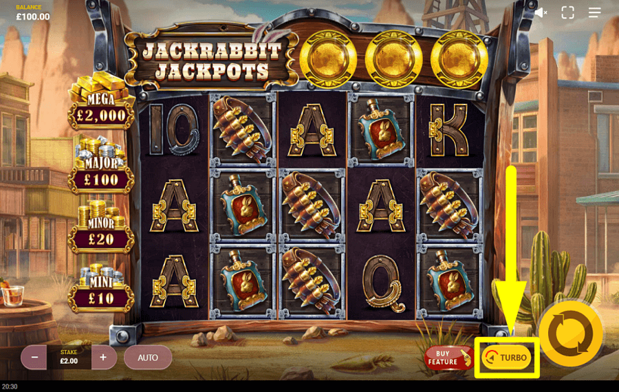 Jackrabbit Jackpots УСКОРЬТЕ ИГРУ.
