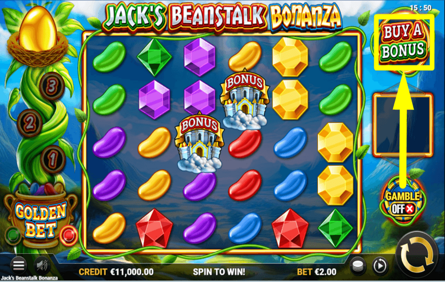 Jacks Beanstalk Bonanza ПОЛУЧИТЕ ДОПОЛНИТЕЛЬНЫЕ ХОДЫ.