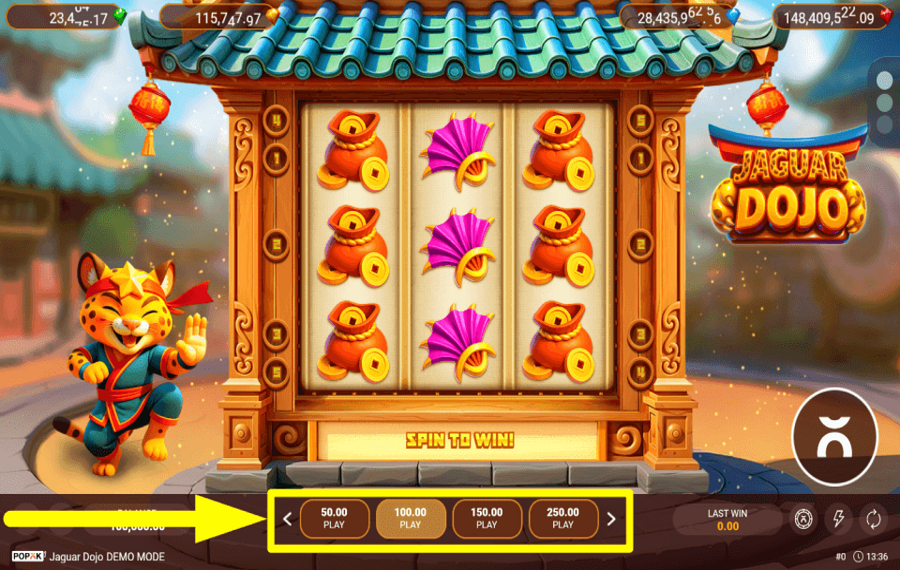 Jaguar Dojo DETERMINA TU APUESTA.