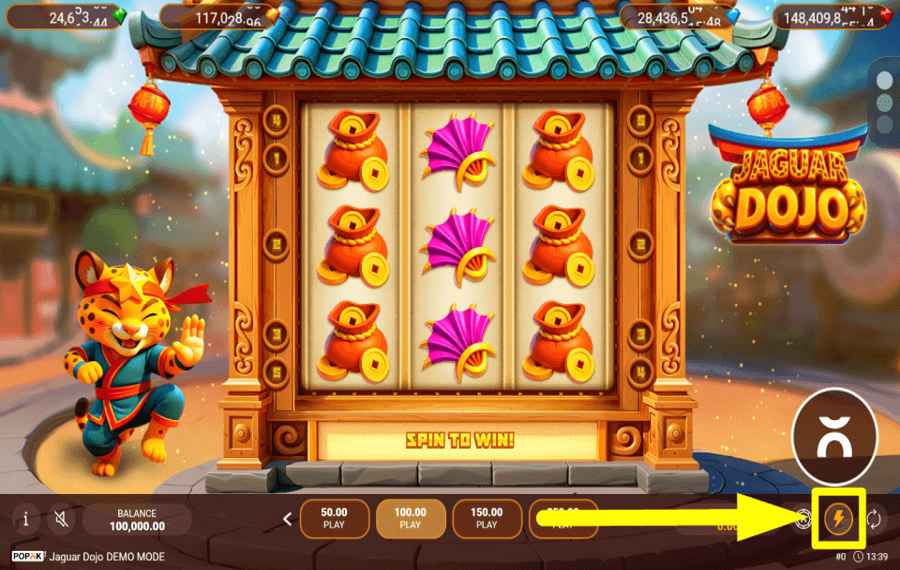 Jaguar Dojo UTILICE EL MODO TURBO.