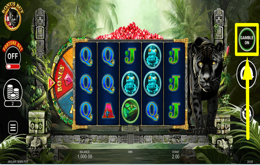Jaguar Gems Pot ACCEPTEZ LE RISQUE.