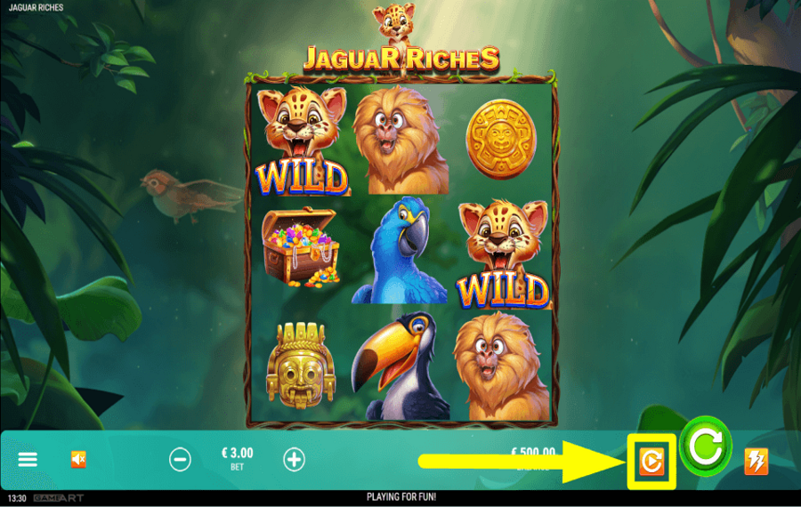 Jaguar Riches ВКЛЮЧИТЬ АВТОВОСПРОИЗВЕДЕНИЕ.