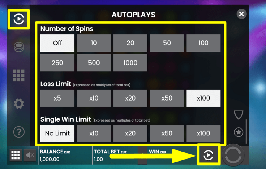 Jammin Jars CHOOSE AUTOMATIC SPINS.