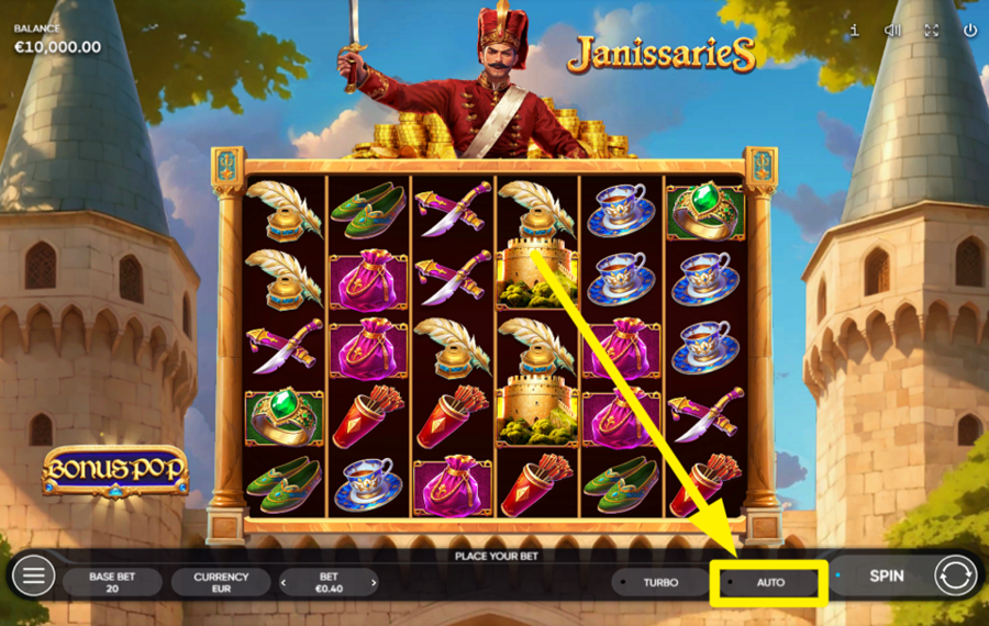 Janissaries UTILIZZA LA RIPRODUZIONE AUTOMATICA.