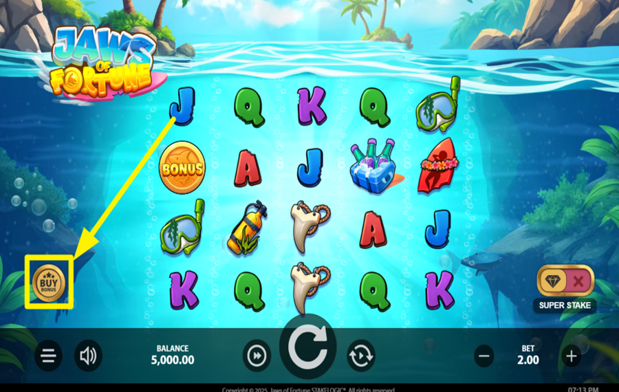 Jaws of Fortune КУПИТЕ БОНУСНЫЙ РАУНД.