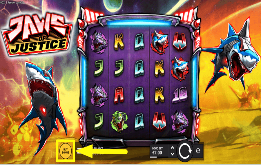 Jaws of Justice COLLECT BONUSES.