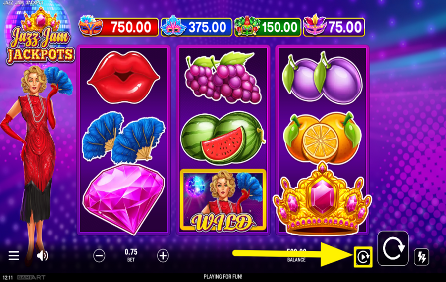 Jazz Jam Jackpots UTILIZE AUTOPLAY.
