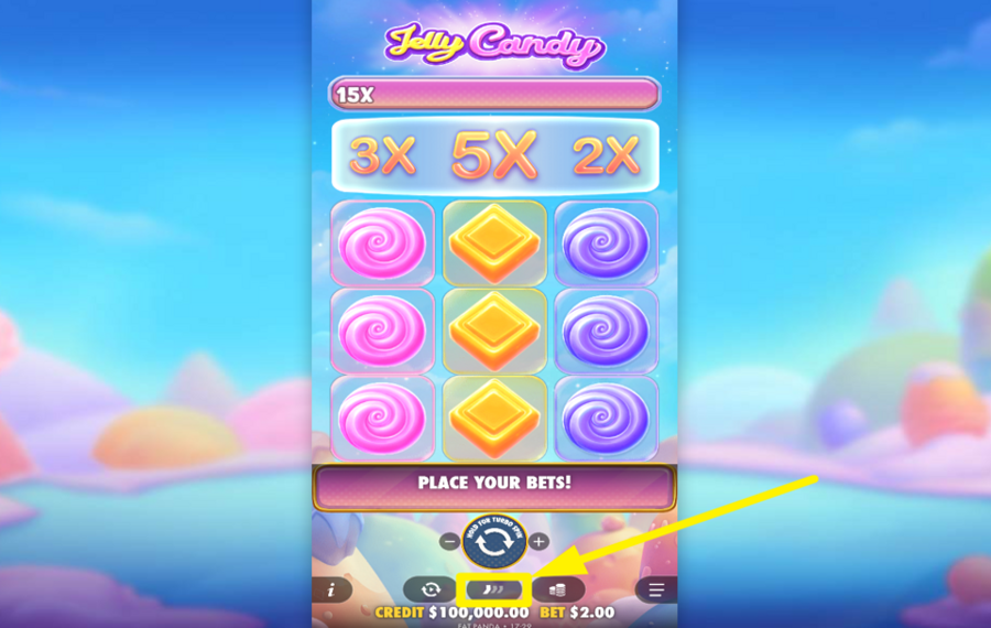 Jelly Candy USE AUTOMATED SPINS.