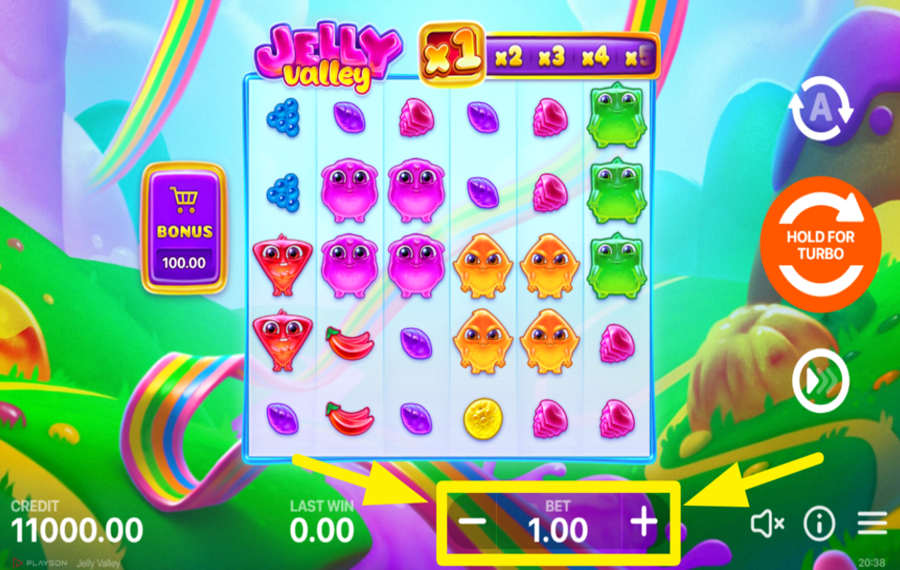 Jelly Valley PLACE YOUR WAGER.